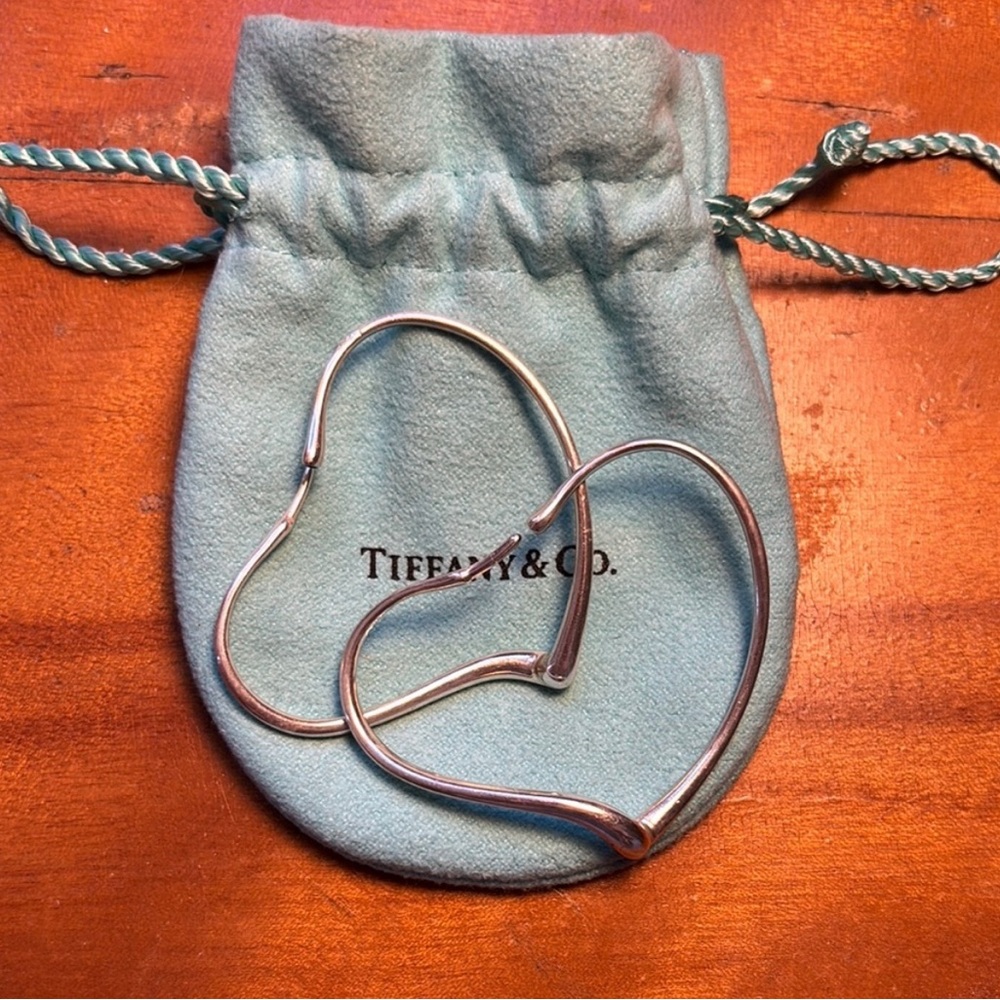 Tiffany & Co. Silver Heart Earrings